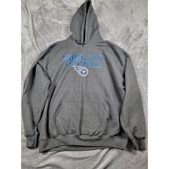 Tennessee Titans Hoodie Pullover Sweatshirt Men's‎ XL NFL Team Apparel Gray - Picture 1 of 5